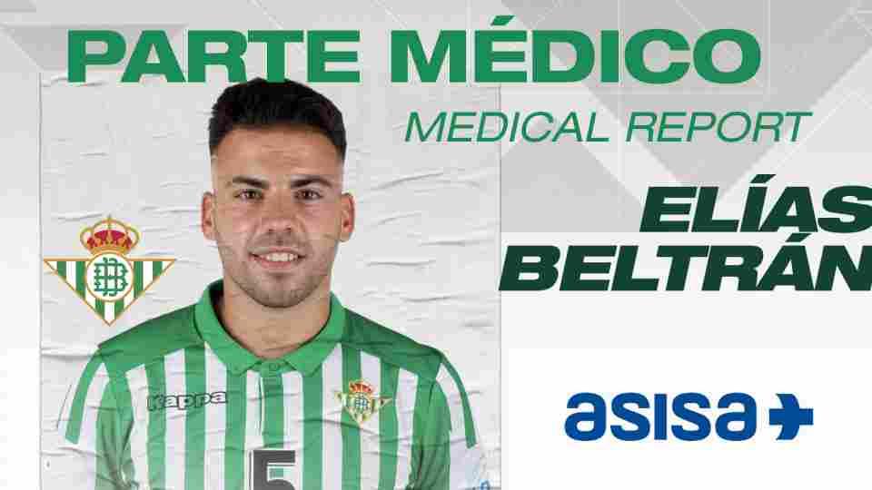 Elías Beltrán será baja para este fin de semana por un esguince en su tobillo derecho 