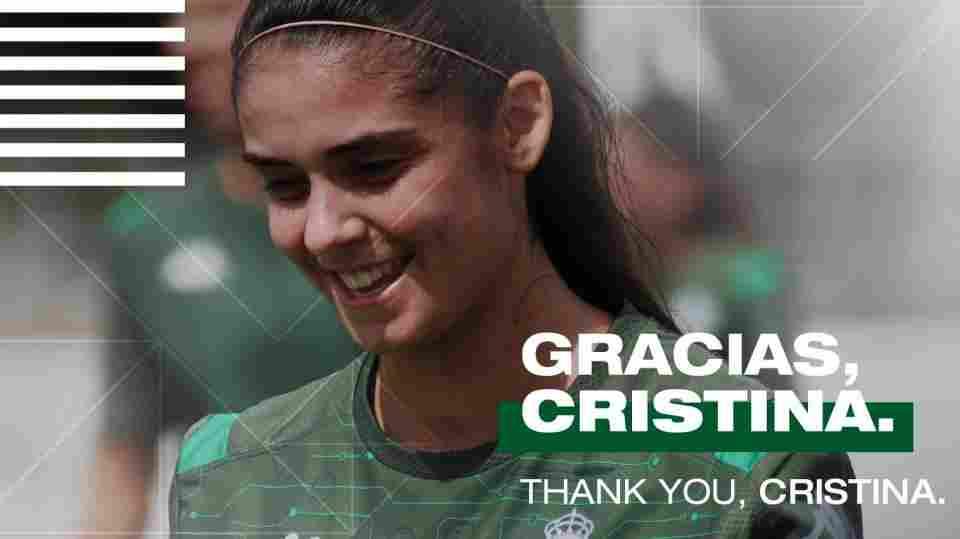 Cristina Muñoz deja de ser jugadora del Real Betis Féminas