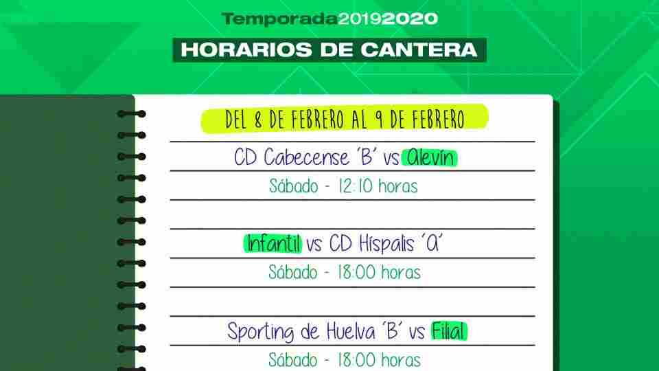 Horarios de la cantera del Real Betis Féminas