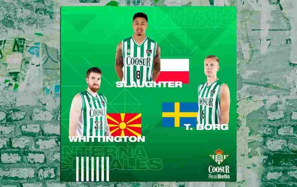Whittington, Borg y Slaughter, convocados por sus respectivas selecciones