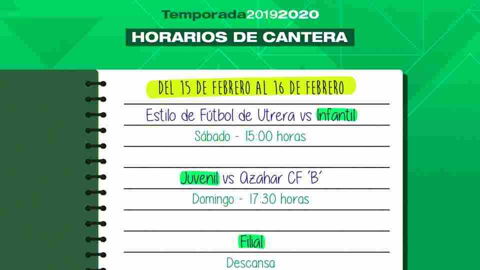 Horarios de la cantera del Real Betis Féminas