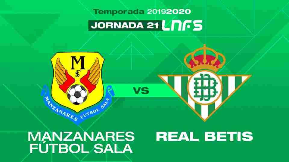 Manzanares FS - Real Betis Futsal, sábado 15 de febrero a las 18:15 horas