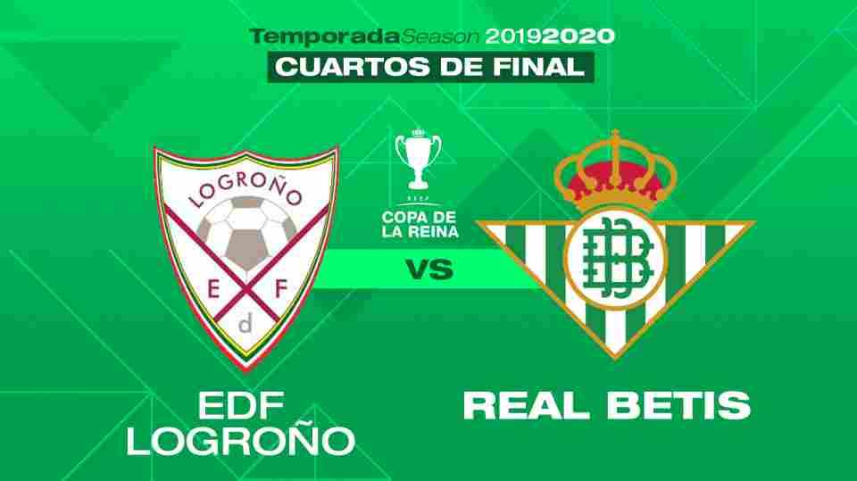 EDF Logroño - Real Betis Féminas, miércoles 26 de febrero a las 18:30 horas