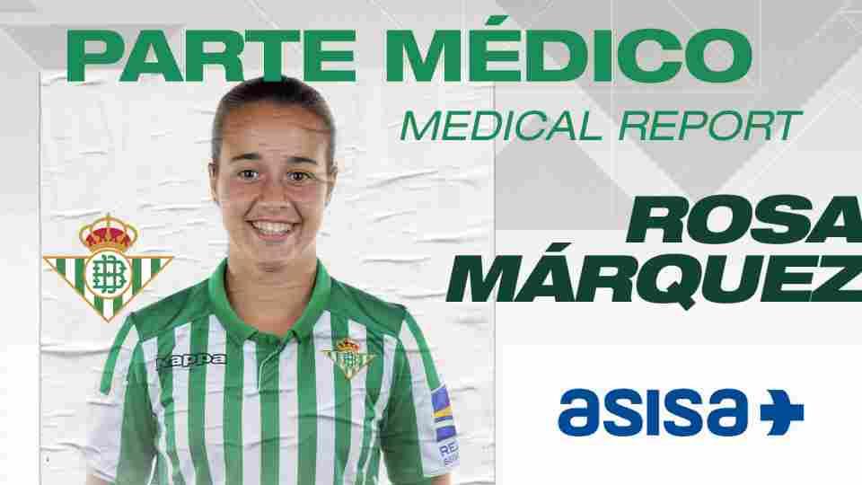 PARTE MÉDICO | Rosa Márquez sufre una rotura fibrilar de grado I-II