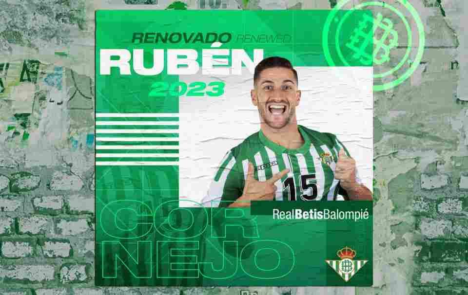 Real Betis Futsal renueva a su capitán Rubén Cornejo hasta 2023