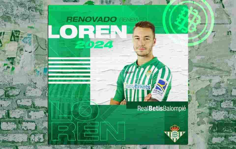 El Real Betis y Loren amplían su vinculación hasta 2024