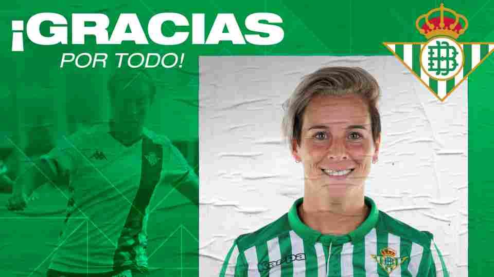 Priscila Borja finaliza su etapa como jugadora del Real Betis Féminas