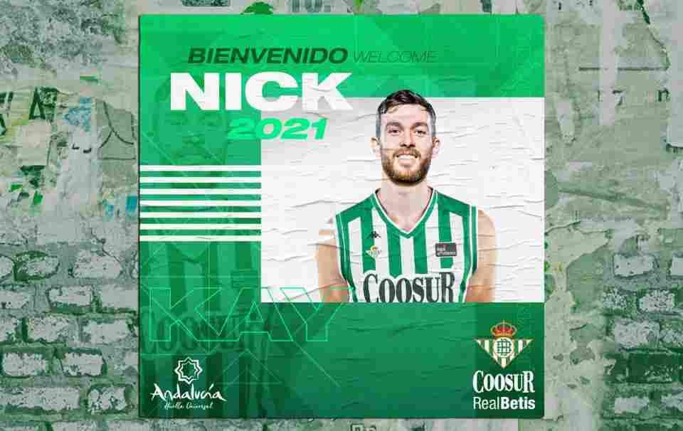 El Coosur Real Betis llega a un principio de acuerdo con Nick Kay