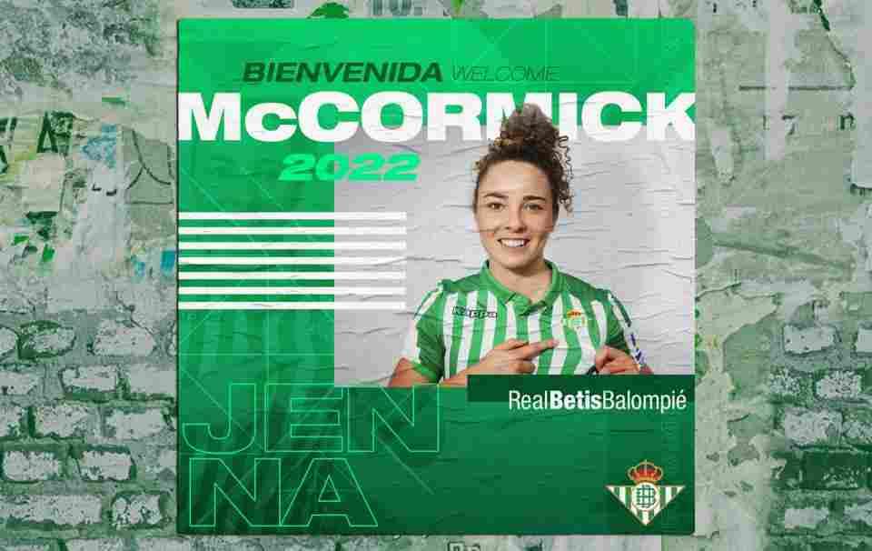 Jenna McCormick, quinto fichaje del Real Betis Féminas para la próxima temporada