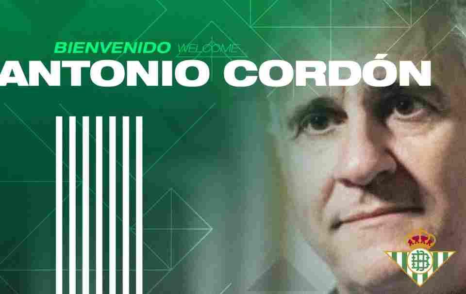 Antonio Cordón, nuevo director general deportivo del Real Betis Balompié