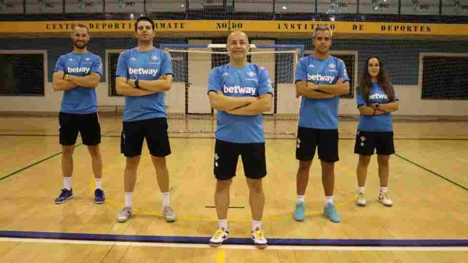 Cuerpo técnico del Real Betis Futsal para la temporada 2020/2021