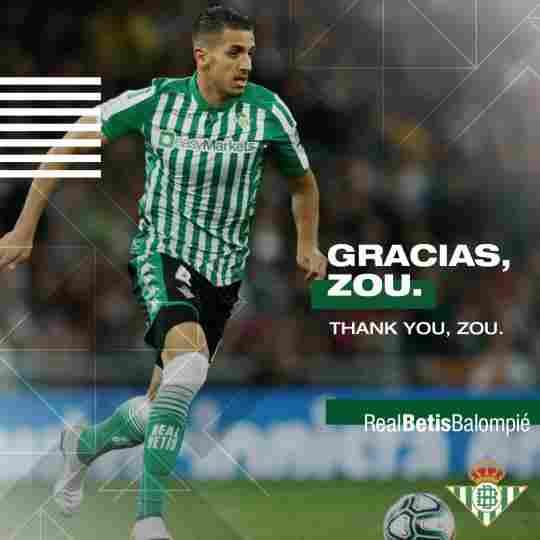 El Real Betis y el Sporting Clube de Portugal acuerdan el traspaso de Zou Feddal