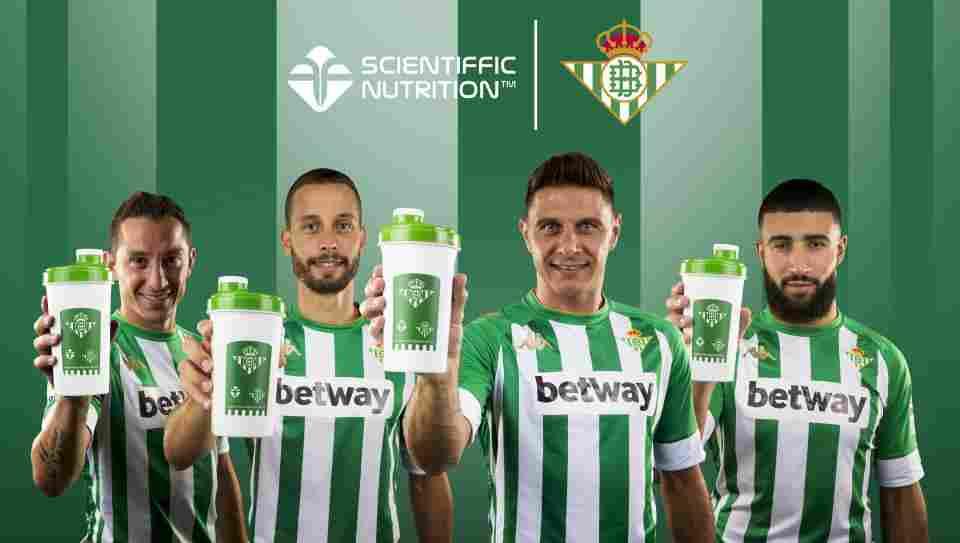 Scientiffic Nutrition será un año más el Suplemento Deportivo Oficial del Real Betis Balompié