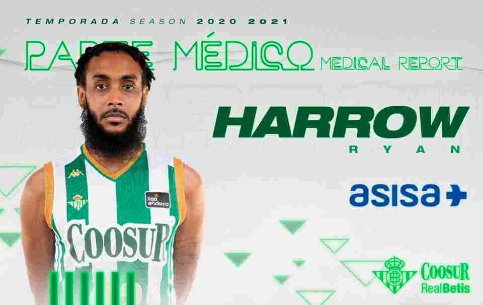 PARTE MÉDICO | Harrow sufre una rotura de fibras en el isquiotibial y será baja ante Movistar Estudiantes