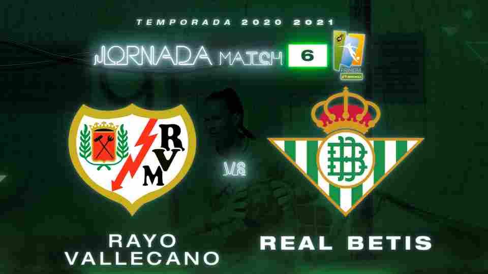 Rayo Vallecano - Real Betis Féminas, sábado 7 de noviembre a las 14:00 horas