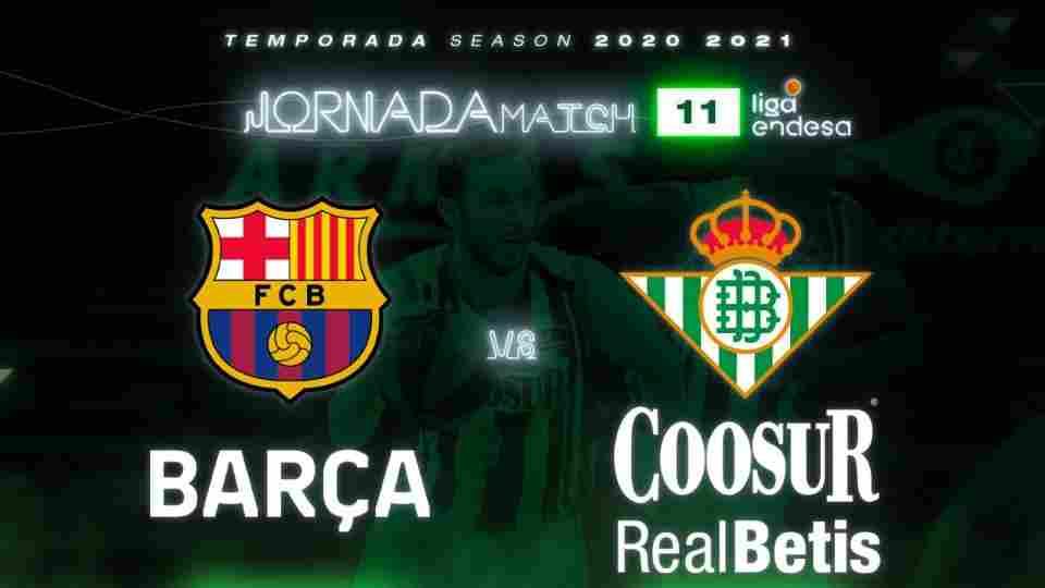 FC Barcelona - Coosur Real Betis, sábado 14 de noviembre a partir de las 20:45 horas