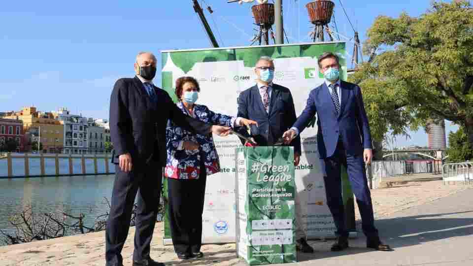 El Real Betis Balompié se une un año más a la campaña de reciclaje #GreenLeague 