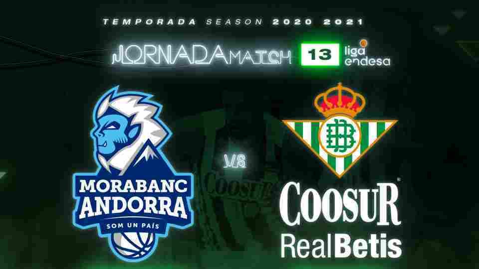 MoraBanc Andorra - Coosur Real Betis, domingo 6 de diciembre a las 12:00 horas