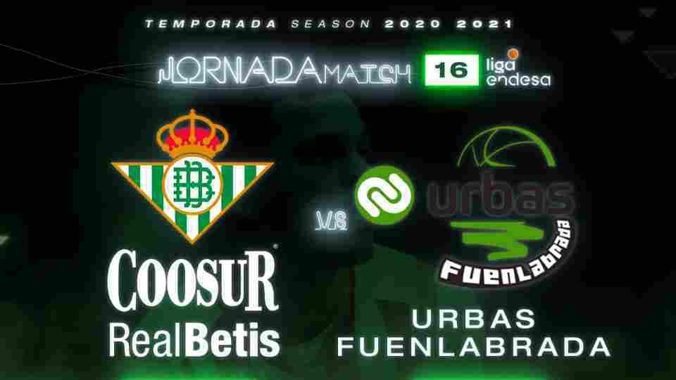 Coosur Real Betis - Urbas Fuenlabrada, domingo 27 de diciembre a las 16:30 horas