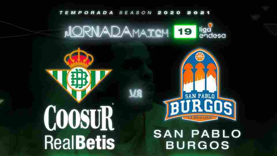 Coosur Real Betis - Hereda San Pablo Burgos, sábado 9 de enero a las 18:00 horas