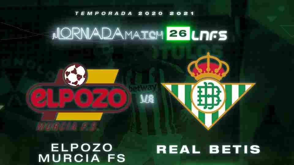 ElPozo Murcia Costa Cálida - Real Betis Futsal, domingo 4 de abril a las 18:00 horas