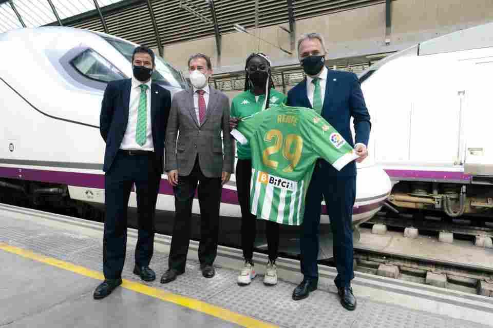 Renfe se convierte en 'Transporte Oficial' del Real Betis Balompié