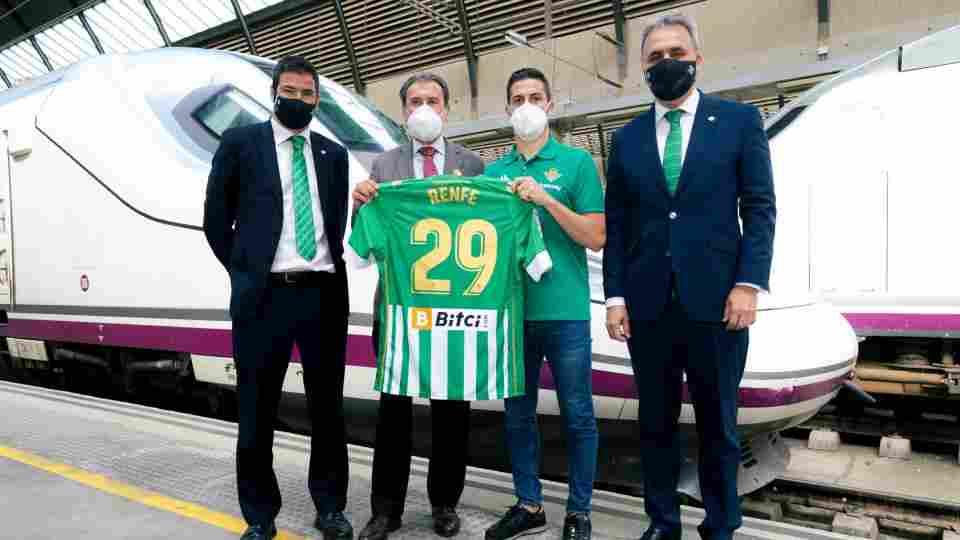 Renfe se convierte en 'Transporte Oficial' del Real Betis Balompié