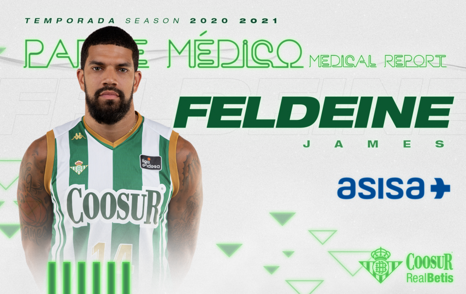 James Feldeine sufre un esguince en su rodilla izquierda y se perderá lo que resta de temporada