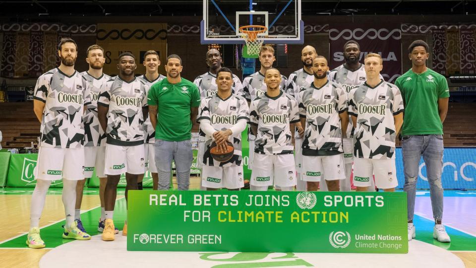 El Coosur Real Betis se suma a la iniciativa 'Sports for Climate Action' de las Naciones Unidas
