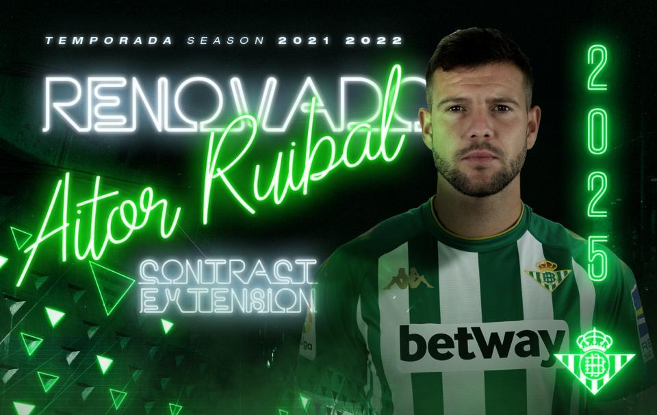 Aitor Ruibal amplía su vinculación con el Real Betis