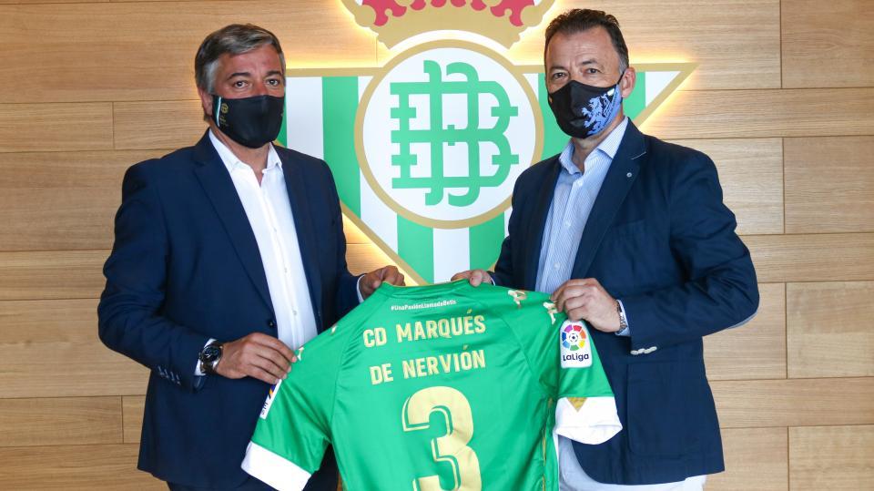 El Real Betis Futsal firma un convenio de colaboración con el CD Marqués de Nervión