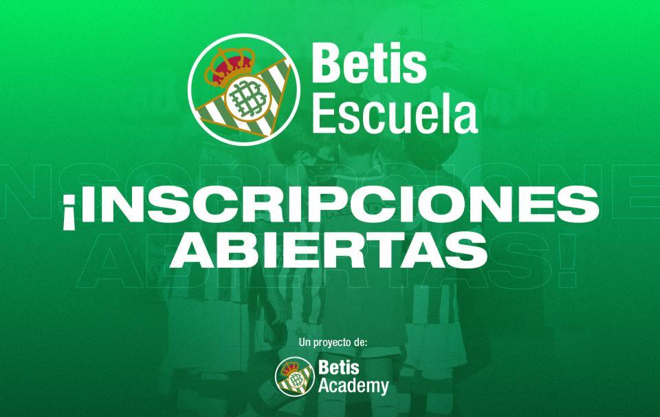  Abre el plazo de inscripción a la Escuela Betis para la temporada 2021/2022