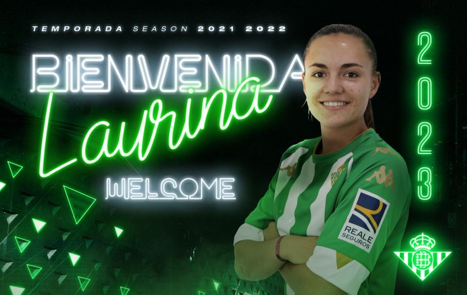 Laurina, segundo fichaje del Real Betis Féminas para la próxima temporada