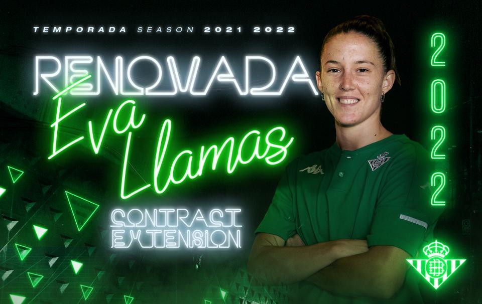 Eva Llamas renueva por el Real Betis Féminas hasta 2022