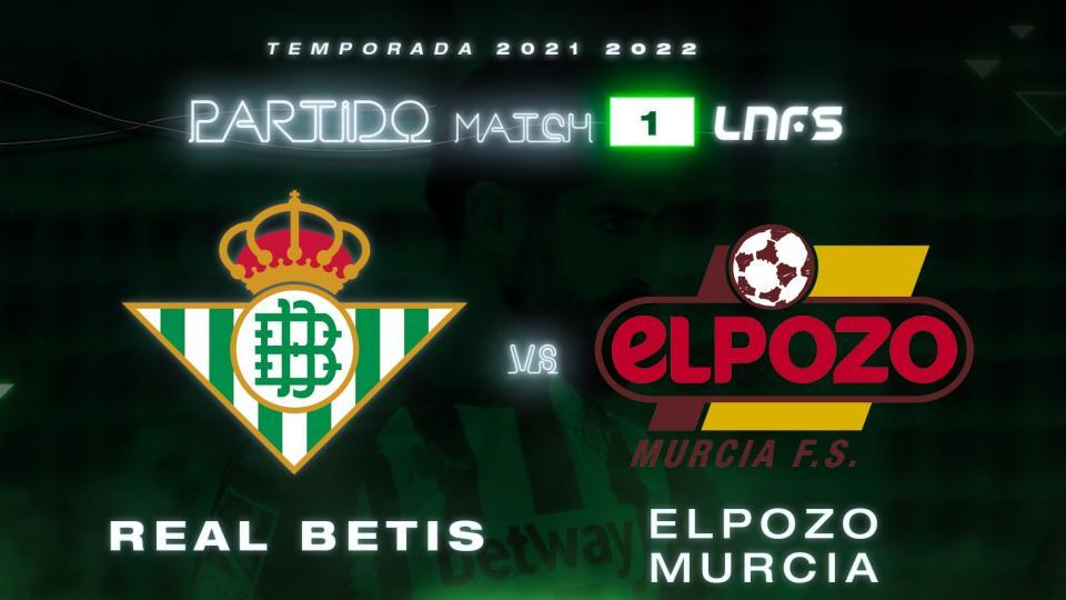 El Real Betis Futsal recibirá a ElPozo Murcia en el primer duelo de la temporada 2021/22