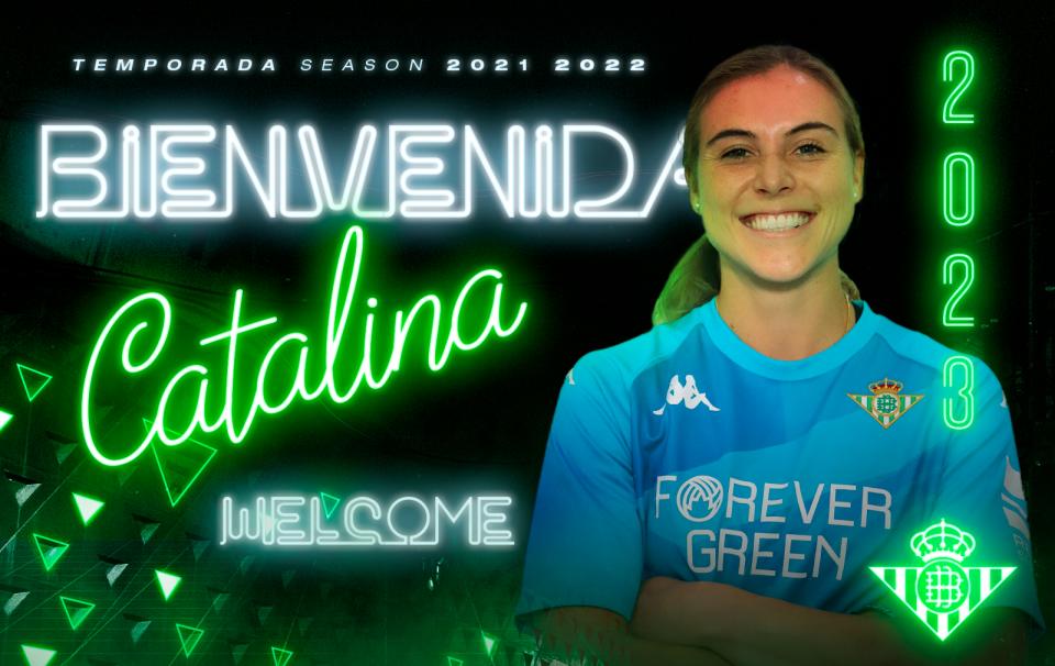 Catalina Pérez, refuerzo en la portería del Real Betis Féminas para la temporada 2021/22