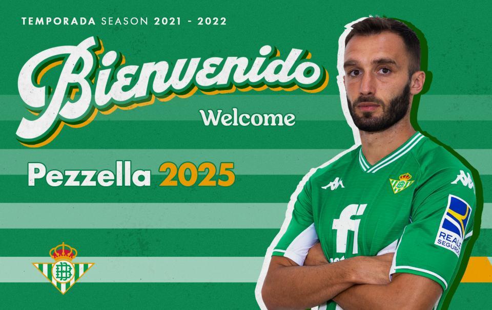 Germán Pezzella regresa al Real Betis