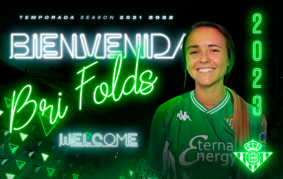 El Real Betis Féminas firma a la centrocampista estadounidense Bri Folds