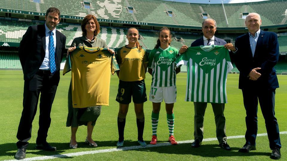 El Real Betis presenta su acuerdo con Eternal Energy, patrocinador principal del primer equipo femenino