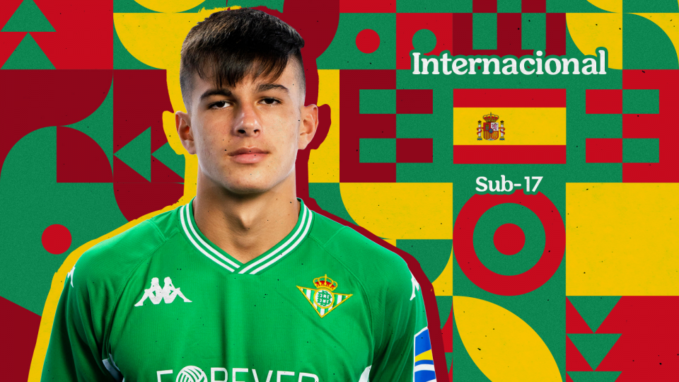 Dani Pérez, convocado de nuevo por la selección española sub-17