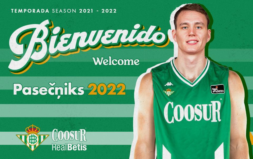 Anzejs Pasecniks, nuevo jugador del Coosur Real Betis