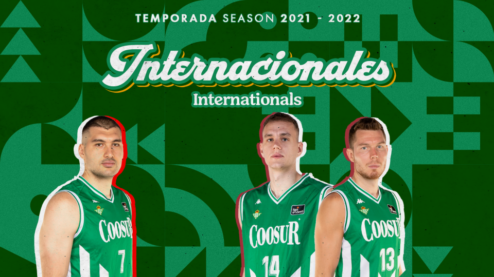Cinco jugadores del Coosur Real Betis, seleccionados por sus combinados nacionales
