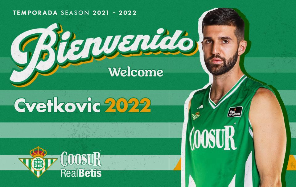 Aleksandar Cvetkovic, nuevo jugador del Coosur Real Betis