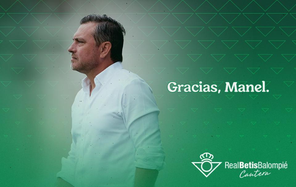 Manel Ruano deja de ser entrenador del Betis Deportivo