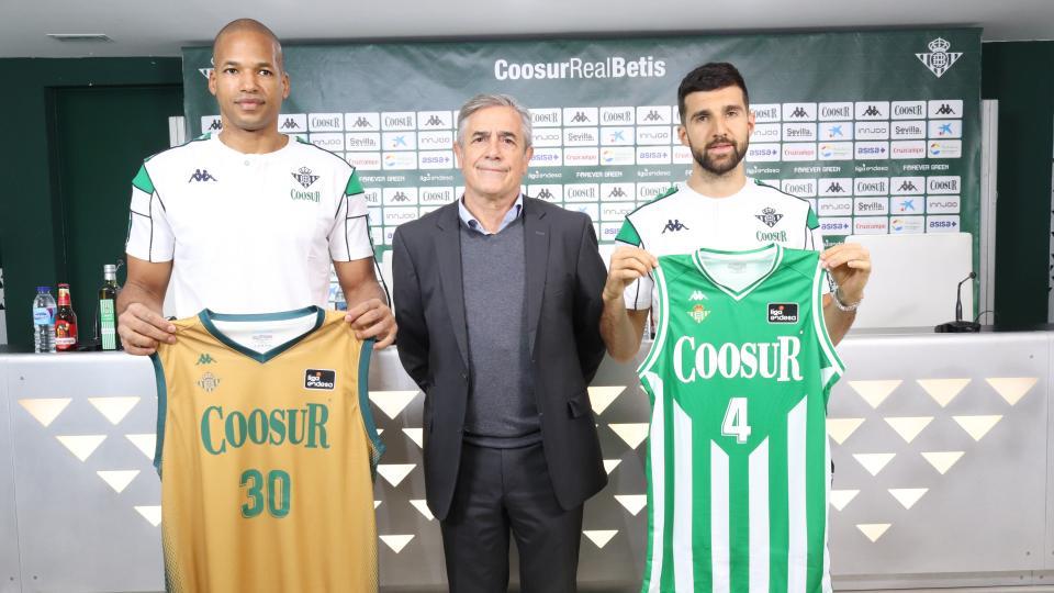 Báez y Cvetkovic, presentados como nuevos jugadores del Coosur Real Betis