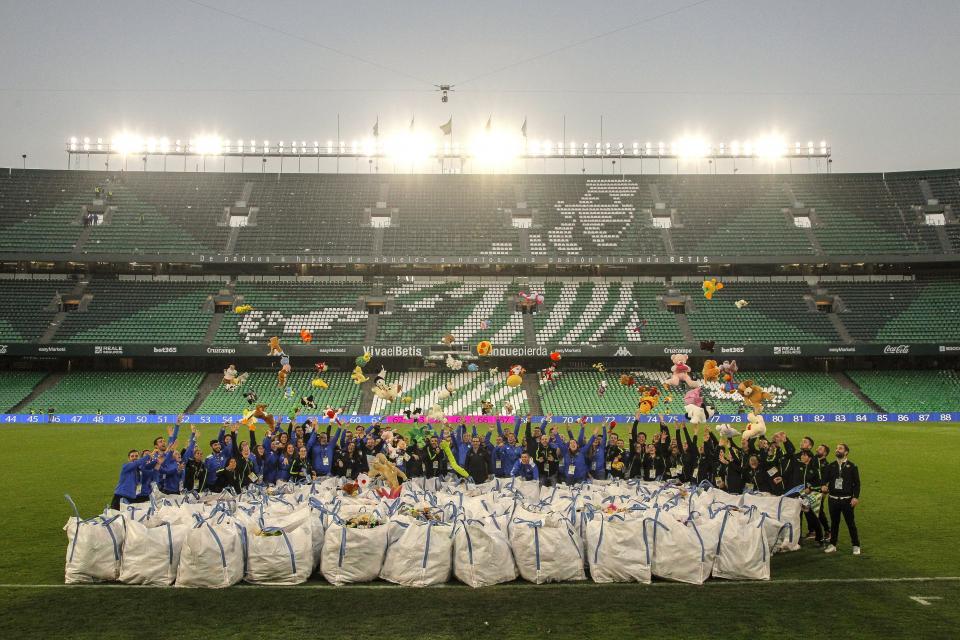 Información relativa a la lluvia de peluches en el partido contra la Real Sociedad	