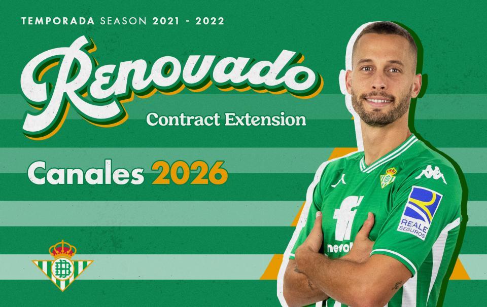 Sergio Canales renueva con el Real Betis hasta 2026