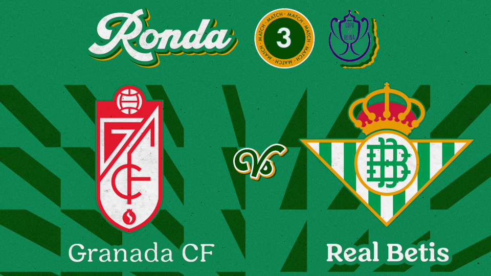 Granada CF Femenino - Real Betis Féminas, emparejamiento en la tercera ronda de la Copa de la Reina