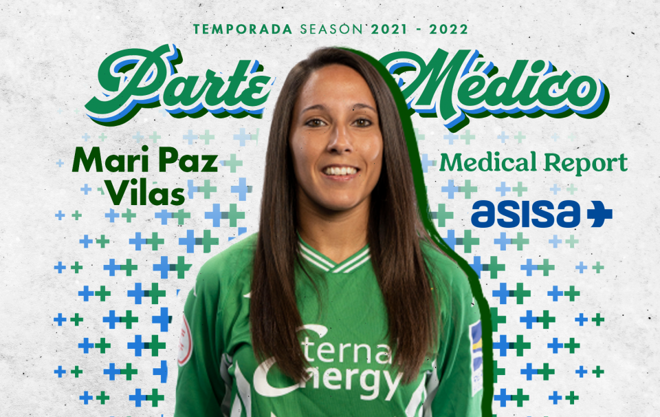 PARTE MÉDICO | Mari Paz Vilas sufre un esguince bimaleolar en su tobillo izquierdo