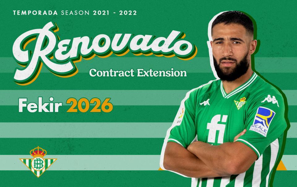 Nabil Fekir renueva su contrato con el Real Betis
